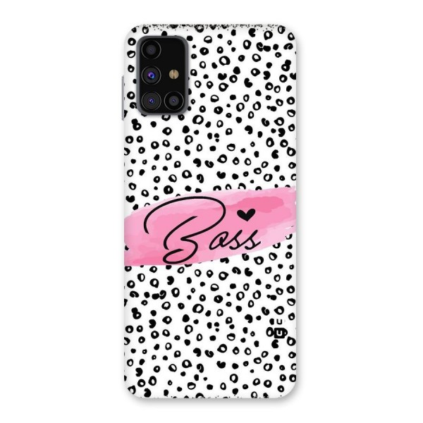 Polka Boss Back Case for Galaxy M31s