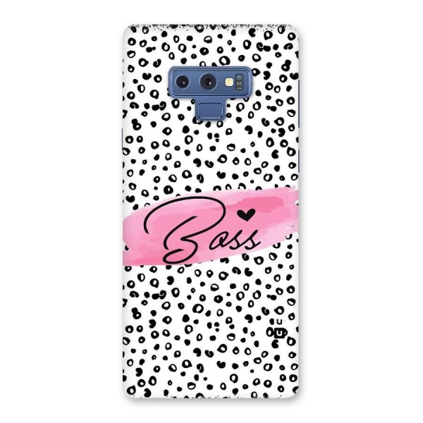 Polka Boss Back Case for Galaxy Note 9