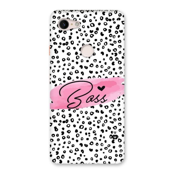 Polka Boss Back Case for Google Pixel 3 XL