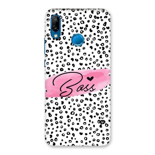 Polka Boss Back Case for Huawei P20 Lite