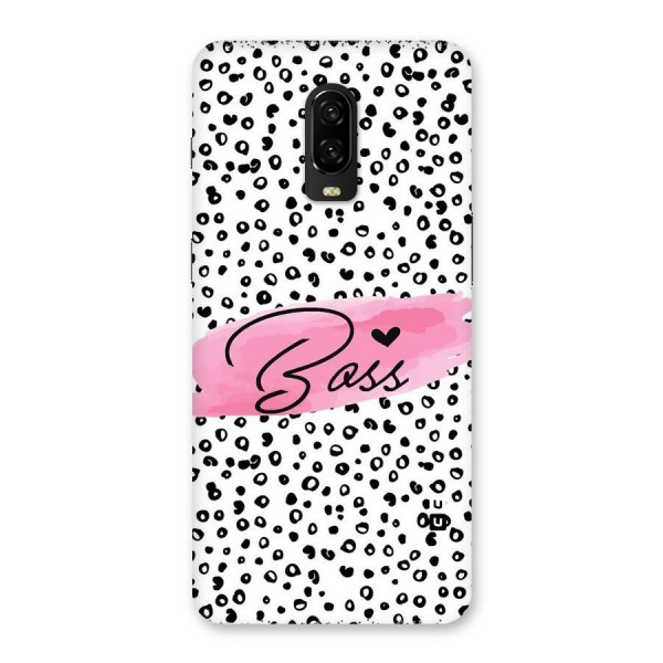 Polka Boss Back Case for OnePlus 6T