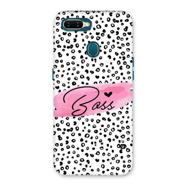 Polka Boss Back Case for Oppo A12