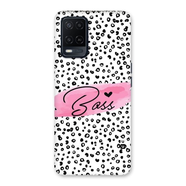 Polka Boss Back Case for Oppo A54