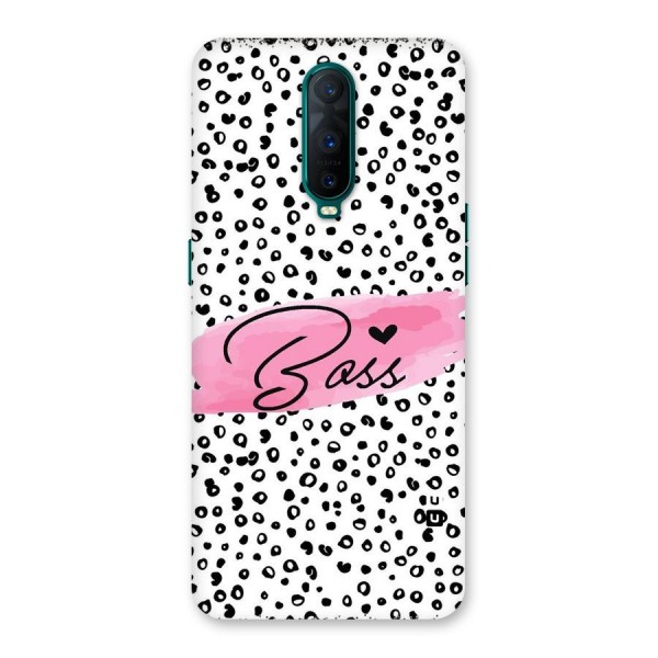 Polka Boss Back Case for Oppo R17 Pro