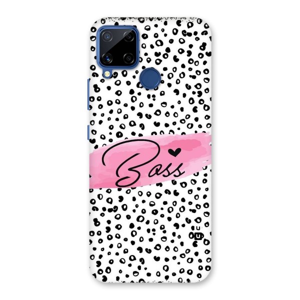 Polka Boss Back Case for Realme C12