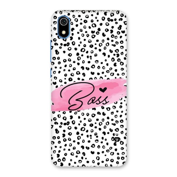 Polka Boss Back Case for Redmi 7A