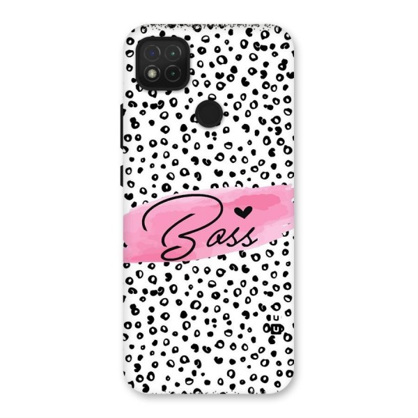 Polka Boss Back Case for Redmi 9C