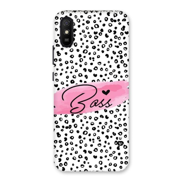 Polka Boss Back Case for Redmi 9i