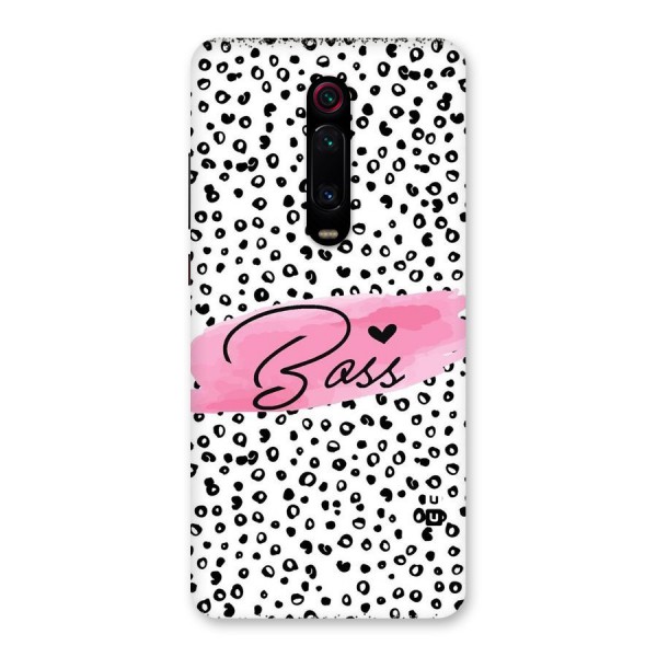 Polka Boss Back Case for Redmi K20 Pro