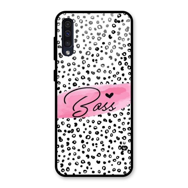 Polka Boss Glass Back Case for Galaxy A50s