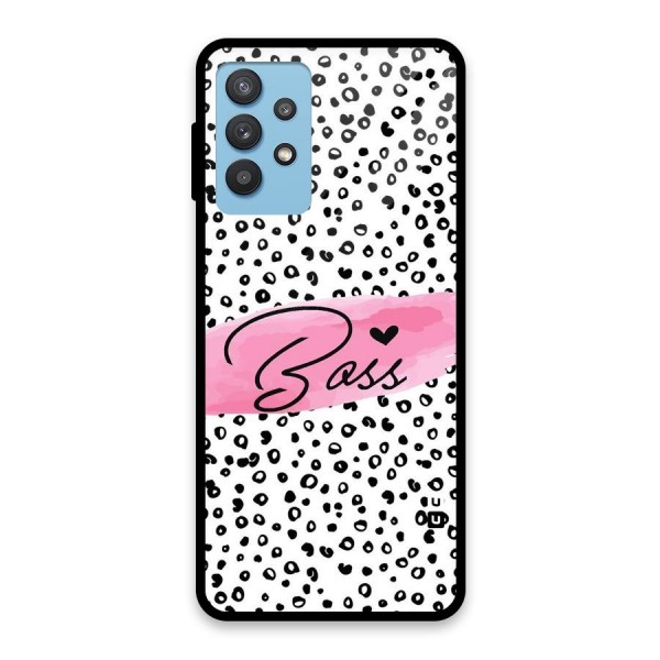 Polka Boss Glass Back Case for Galaxy M32 5G