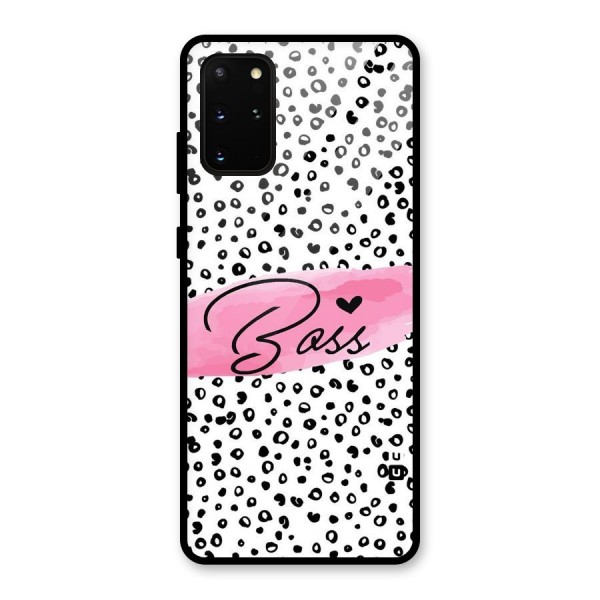 Polka Boss Glass Back Case for Galaxy S20 Plus