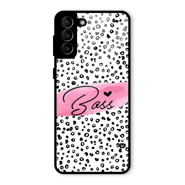 Polka Boss Glass Back Case for Galaxy S21 Plus