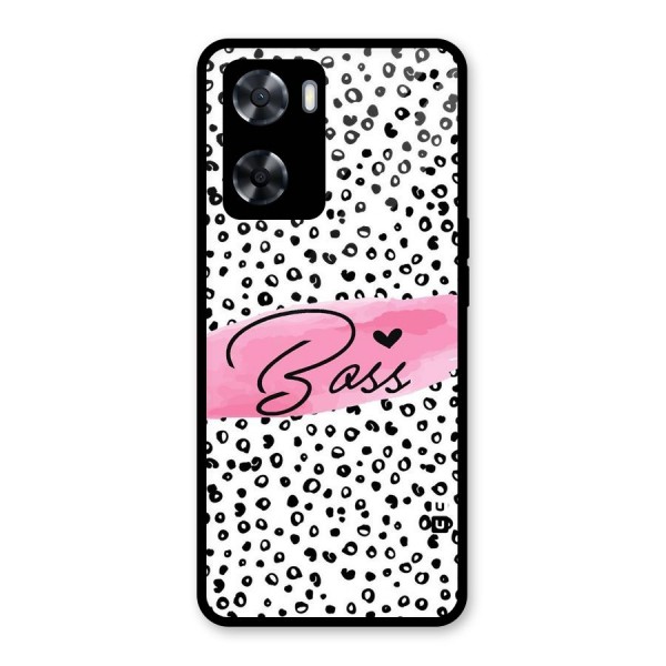 Polka Boss Glass Back Case for Oppo A57 2022