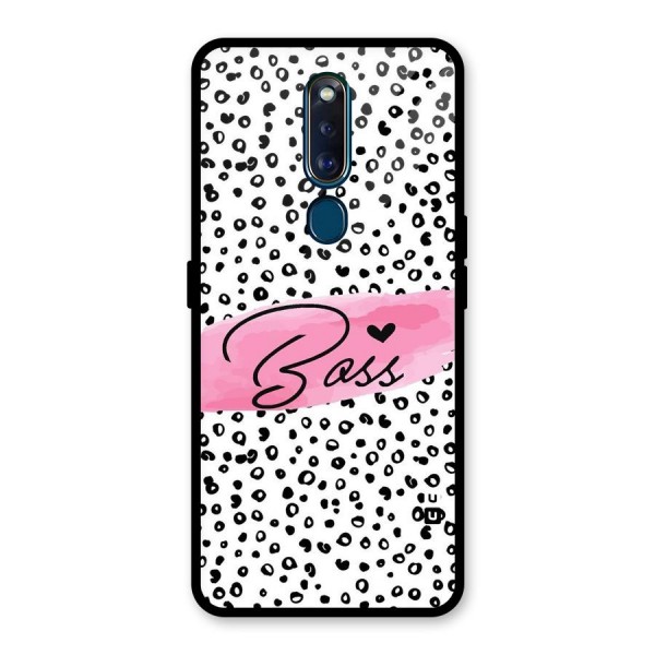 Polka Boss Glass Back Case for Oppo F11 Pro