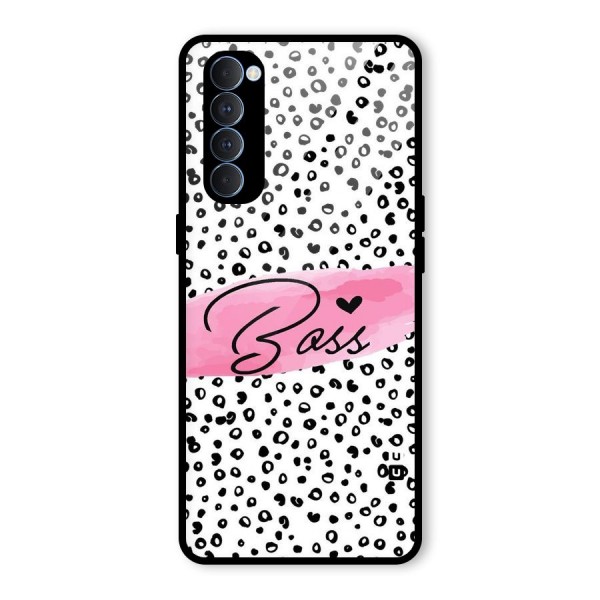 Polka Boss Glass Back Case for Oppo Reno4 Pro