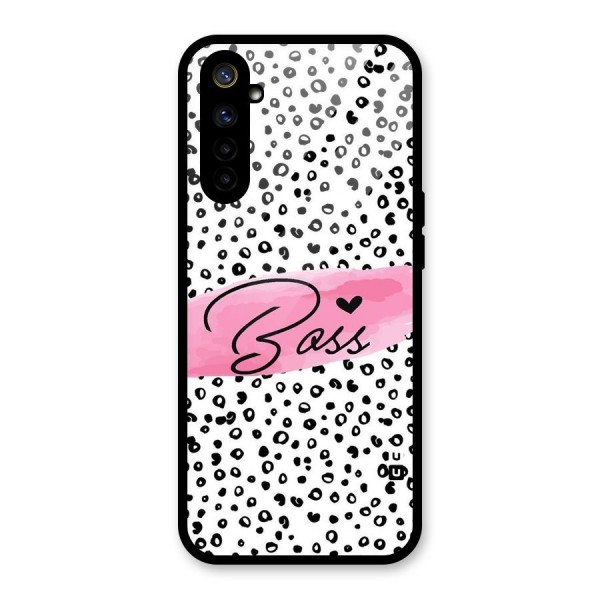 Polka Boss Glass Back Case for Realme 6