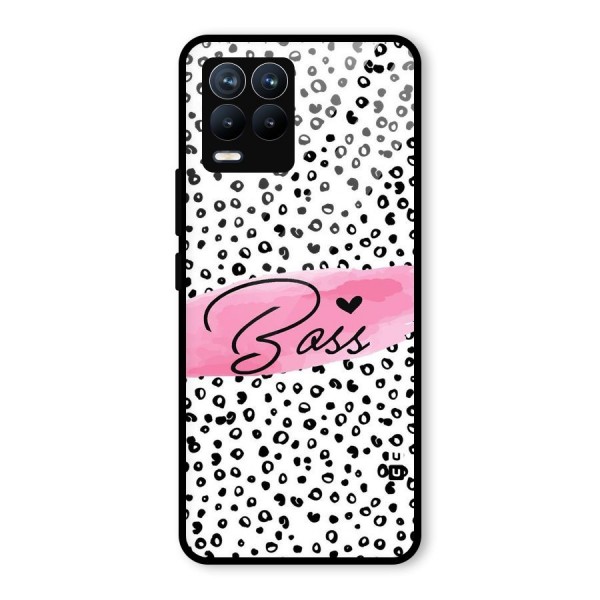 Polka Boss Glass Back Case for Realme 8