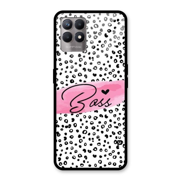 Polka Boss Glass Back Case for Realme 8i