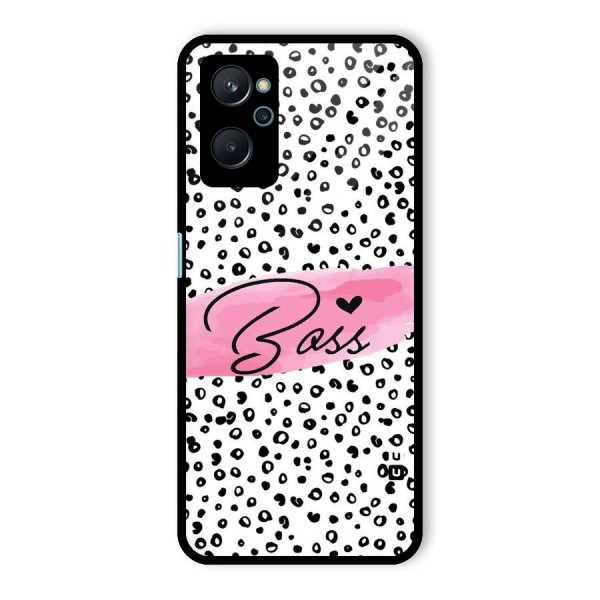 Polka Boss Glass Back Case for Realme 9i