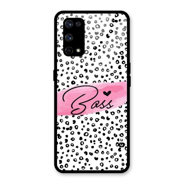 Polka Boss Glass Back Case for Realme X7 Pro