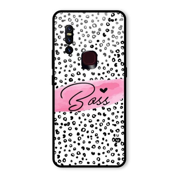 Polka Boss Glass Back Case for Vivo V15