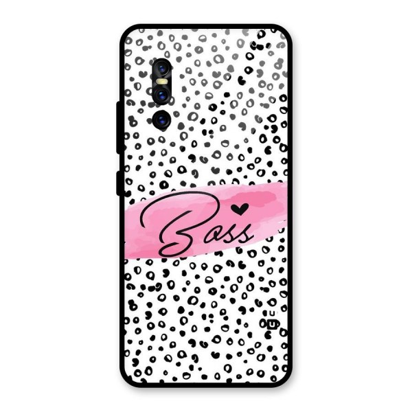 Polka Boss Glass Back Case for Vivo V15 Pro