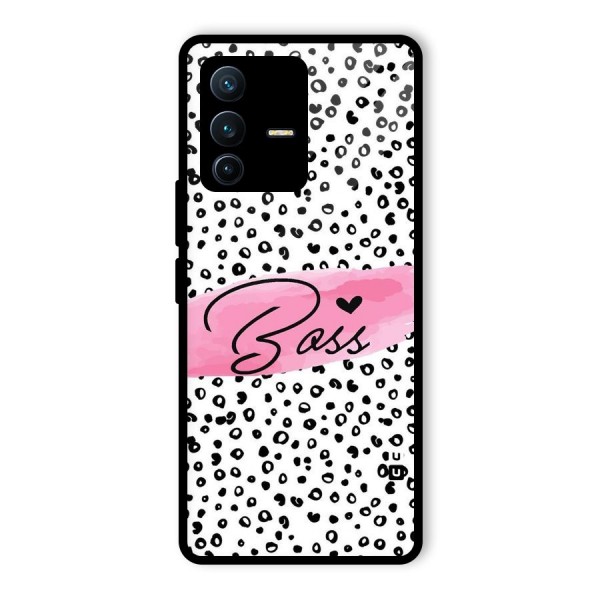 Polka Boss Glass Back Case for Vivo V23 Pro