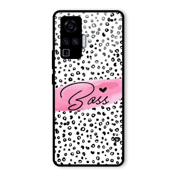 Polka Boss Glass Back Case for Vivo X50 Pro