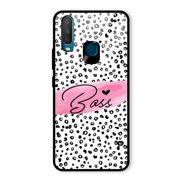 Polka Boss Glass Back Case for Vivo Y12