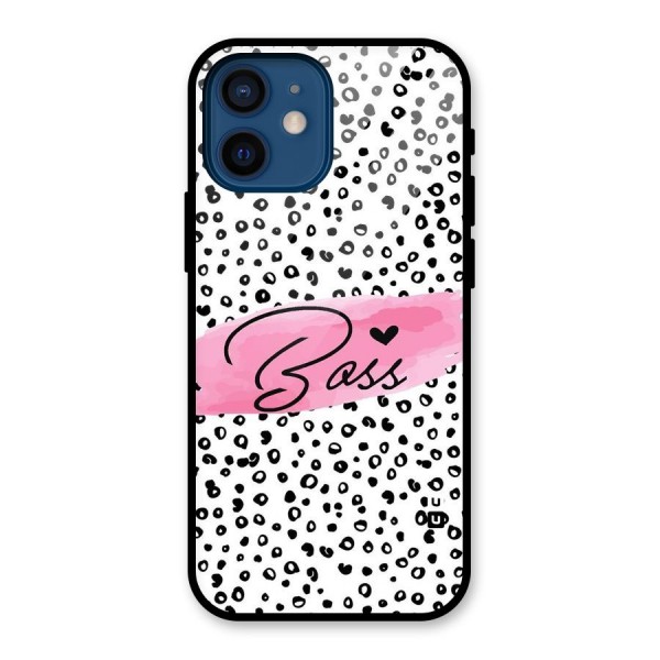 Polka Boss Glass Back Case for iPhone 12 Mini