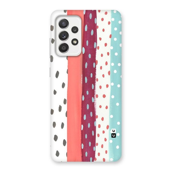 Polka Brush Art Back Case for Galaxy A52