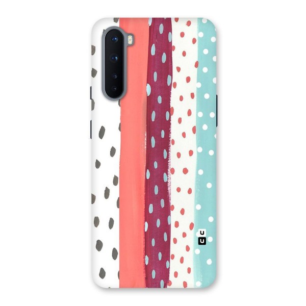 Polka Brush Art Back Case for OnePlus Nord