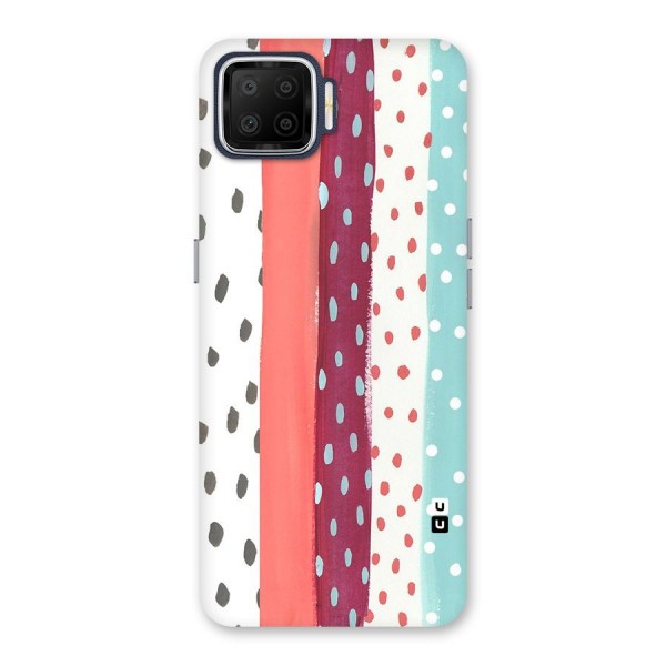 Polka Brush Art Back Case for Oppo F17