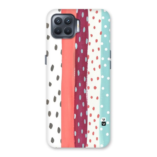 Polka Brush Art Back Case for Oppo F17 Pro