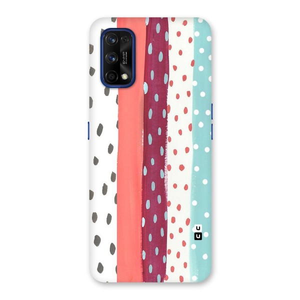 Polka Brush Art Back Case for Realme 7 Pro