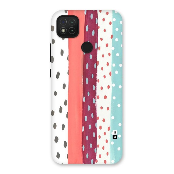 Polka Brush Art Back Case for Redmi 9C