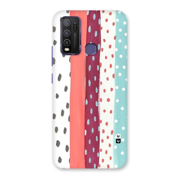 Polka Brush Art Back Case for Vivo Y30