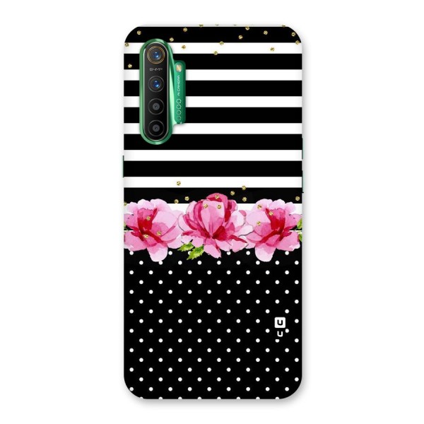 Polka Floral Stripes Back Case for Realme X2