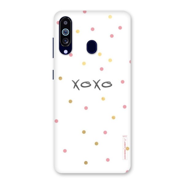 Polka Hugs Back Case for Galaxy A60