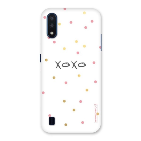 Polka Hugs Back Case for Galaxy M01