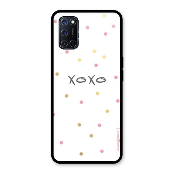 Polka Hugs Glass Back Case for Oppo A52