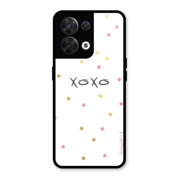 Polka Hugs Glass Back Case for Oppo Reno8 5G