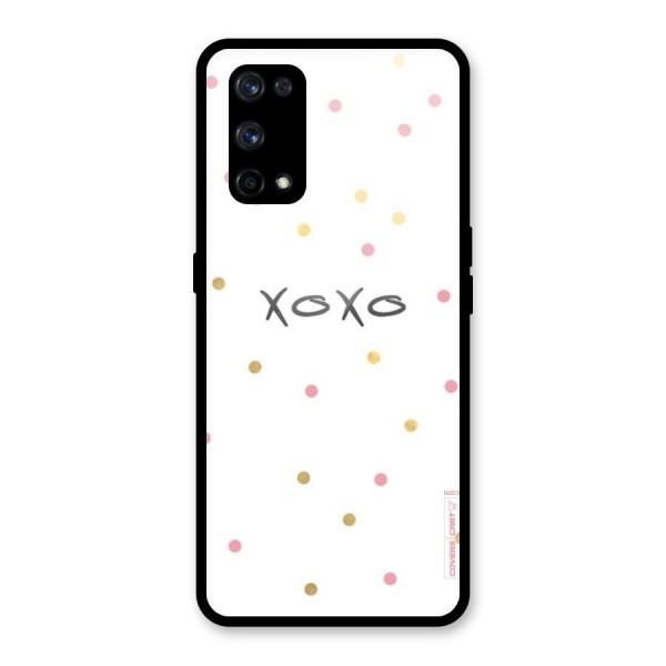 Polka Hugs Glass Back Case for Realme X7 Pro