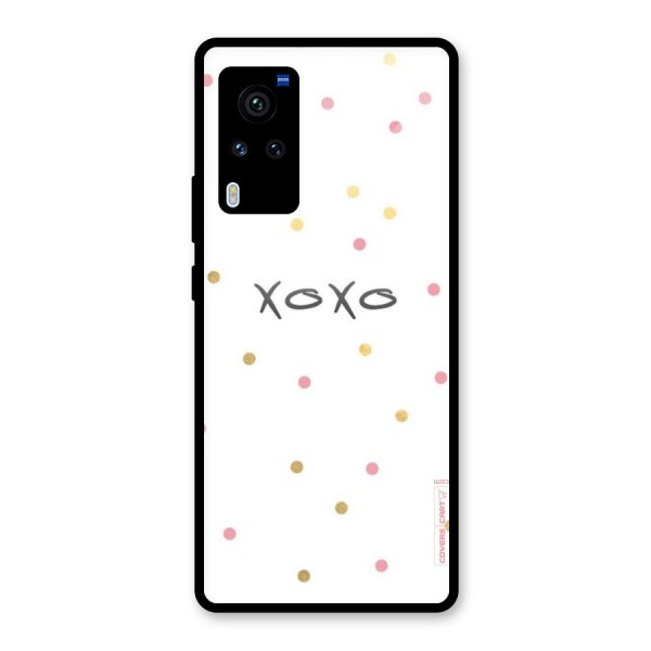 Polka Hugs Glass Back Case for Vivo X60 Pro