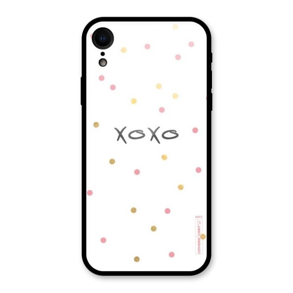 Polka Hugs Glass Back Case for XR