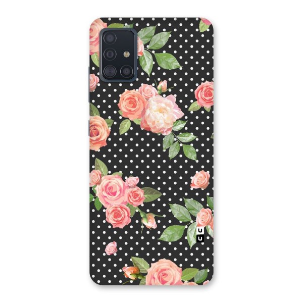 Polka Peach Back Case for Galaxy A51