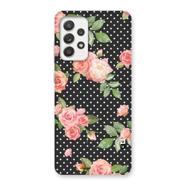 Polka Peach Back Case for Galaxy A52