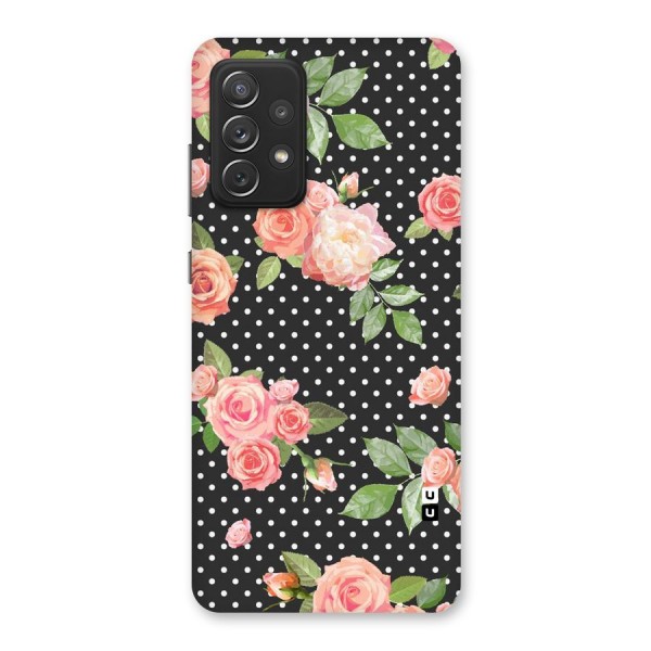 Polka Peach Back Case for Galaxy A72