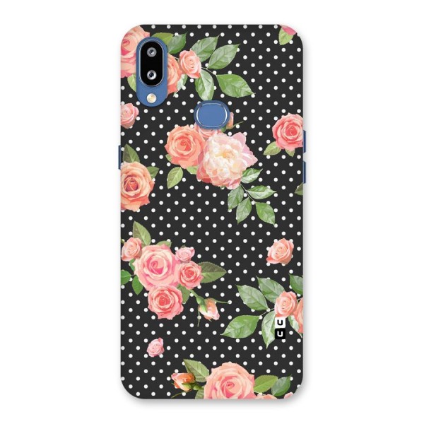 Polka Peach Back Case for Galaxy M01s